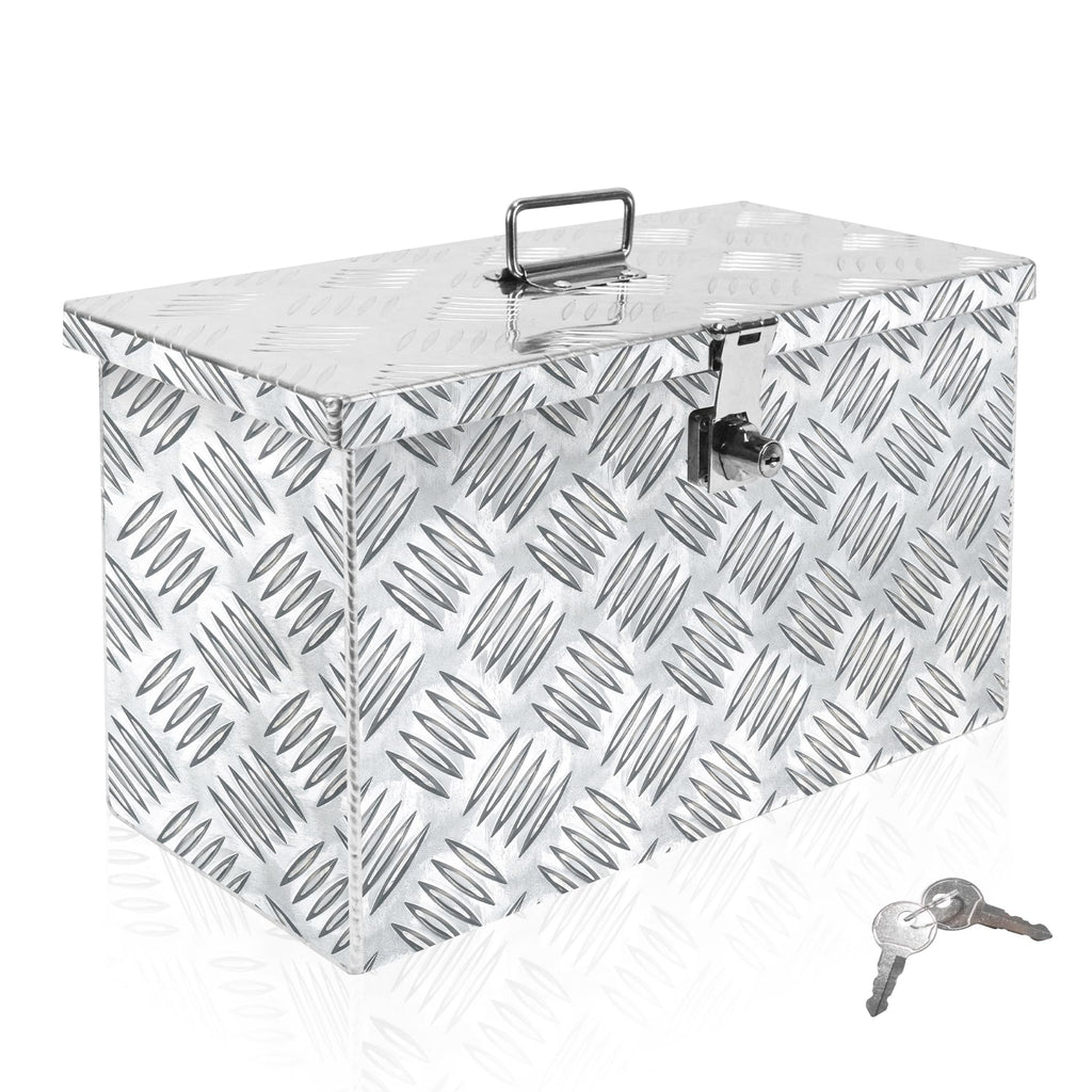 16 Inch Aluminum Waterproof Truck Bed Toolbox with Lock and Keys N503