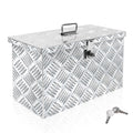 16 Inch Aluminum Waterproof Truck Bed Toolbox with Lock and Keys N503