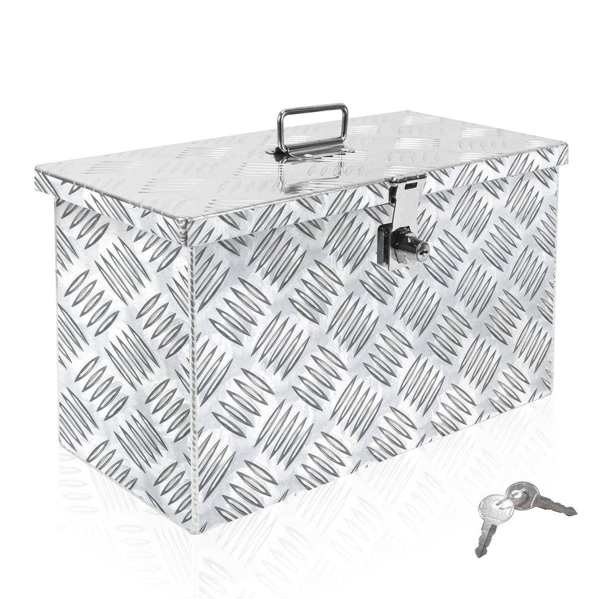 16 Inch Aluminum Waterproof Truck Bed Toolbox with Lock and Keys N503