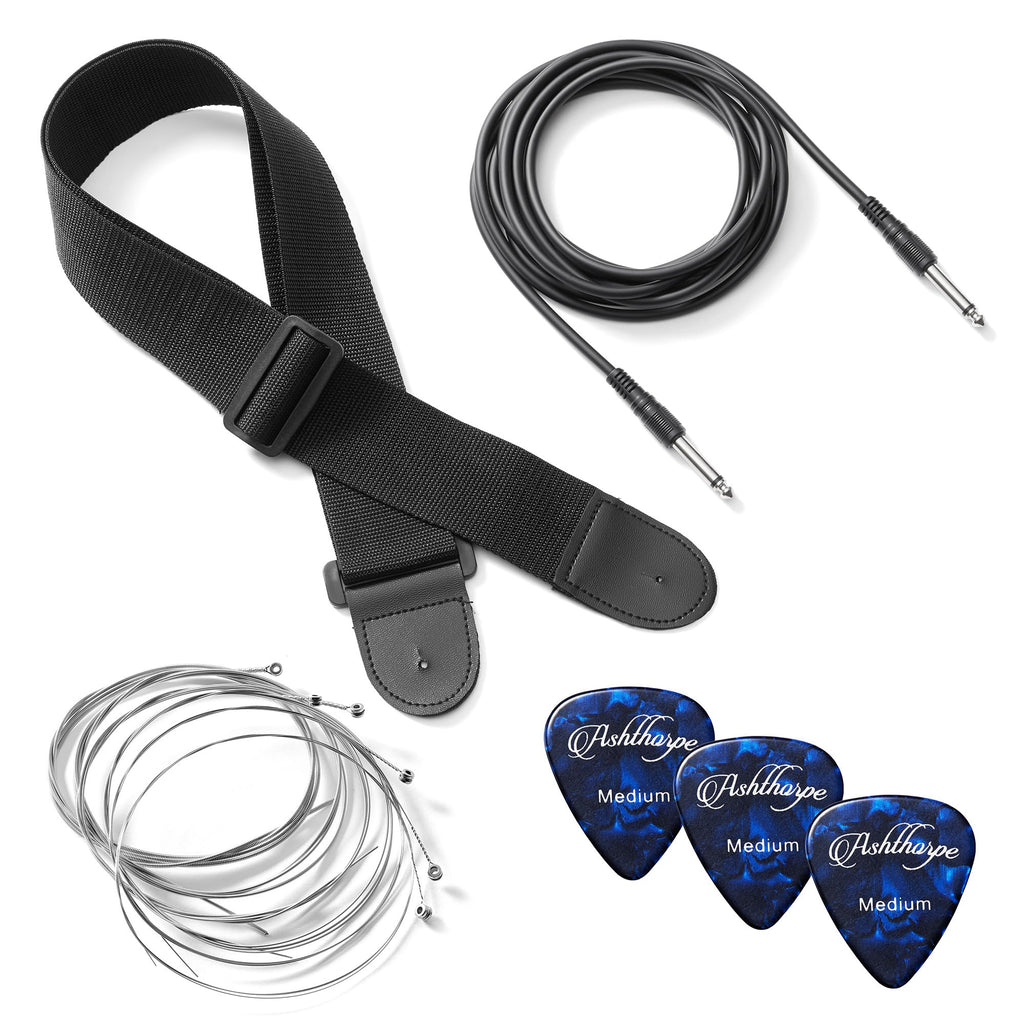 30-inch Kids Electric Guitar Beginner Kit with Amplifier, Blue D34057