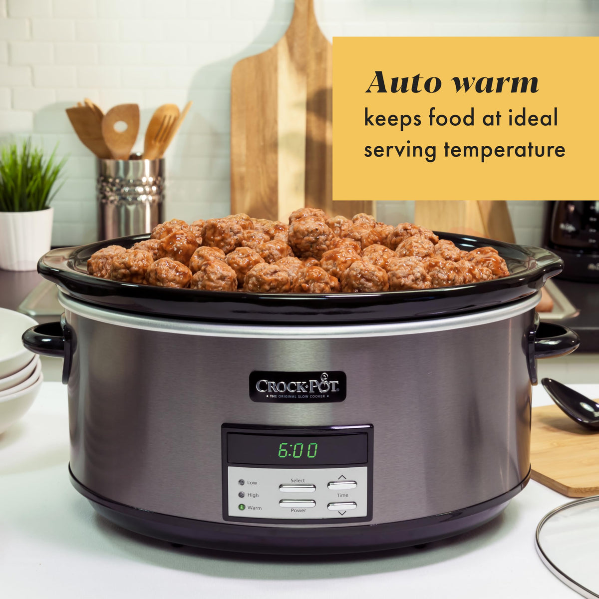 8-Quart Programmable Slow Cooker H130289