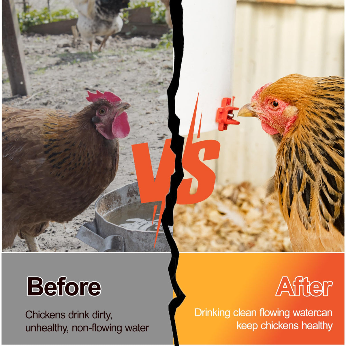 Automatic Chicken Waterer Nipples 20 Pack G7037