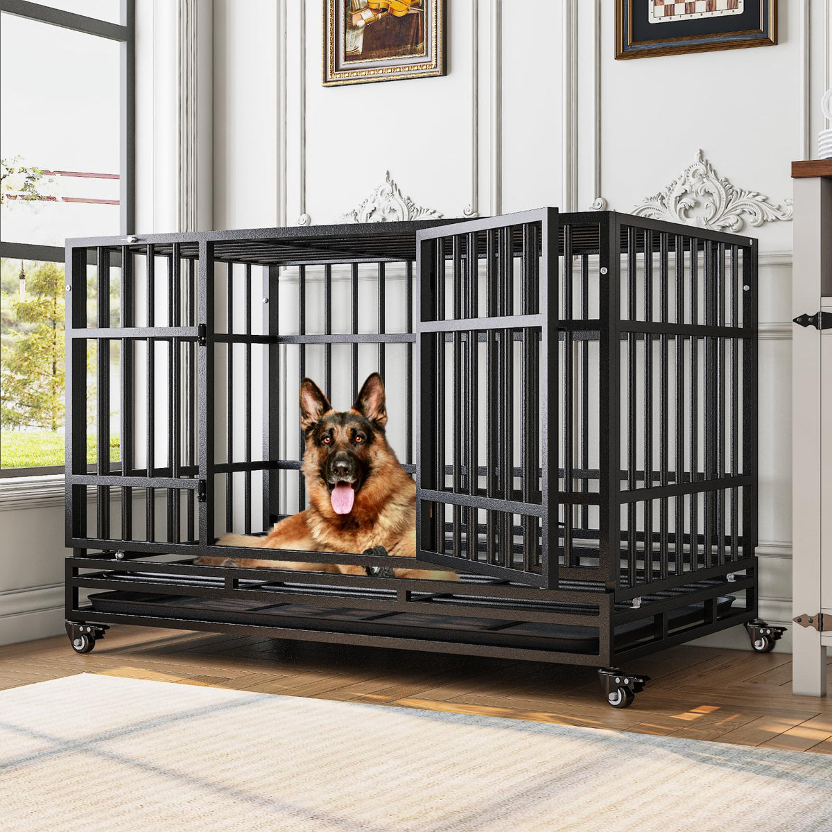 48 Inch Heavy Duty Dog Crates J4392