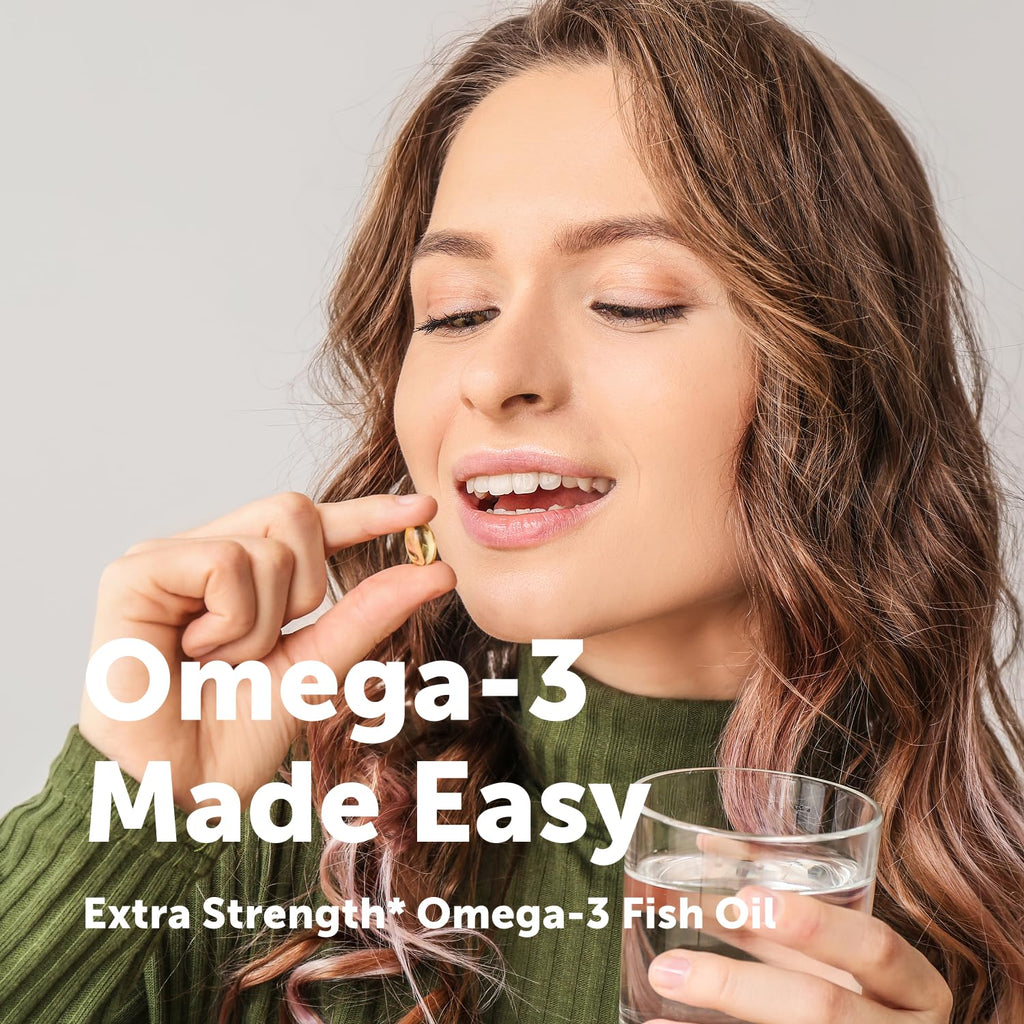 Omega-3 Fish Oil 1,000mg 300 Softgels Lemon Flavored P635681