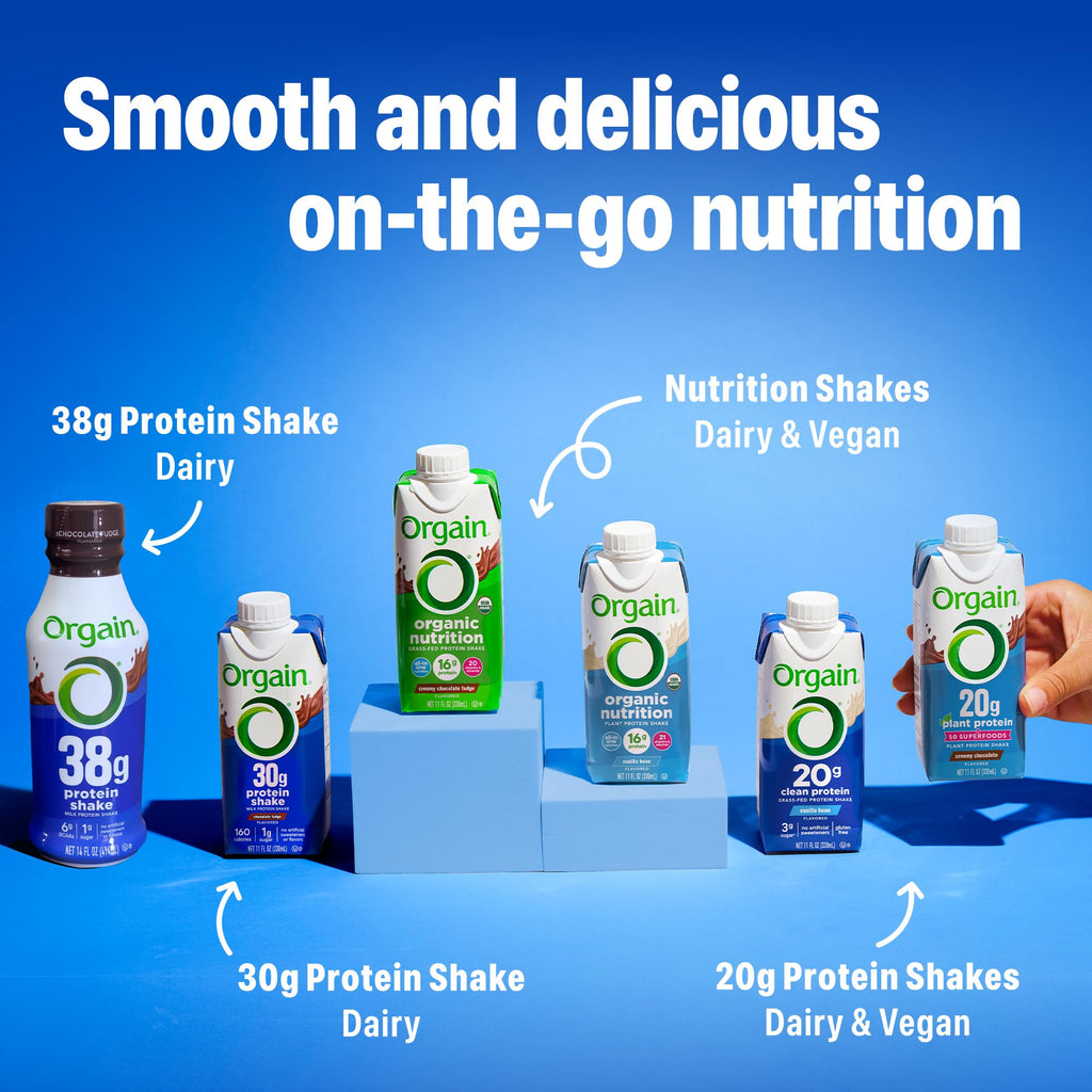 Organic Vegan 16g Protein Shake, Chocolate, 11 oz, 12pk E811521