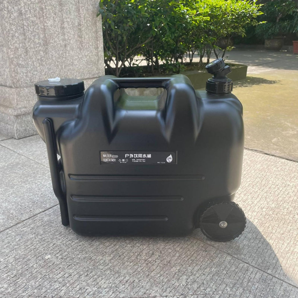 Portable Water Dispenser with Faucet Wheels Large Capacity D33151