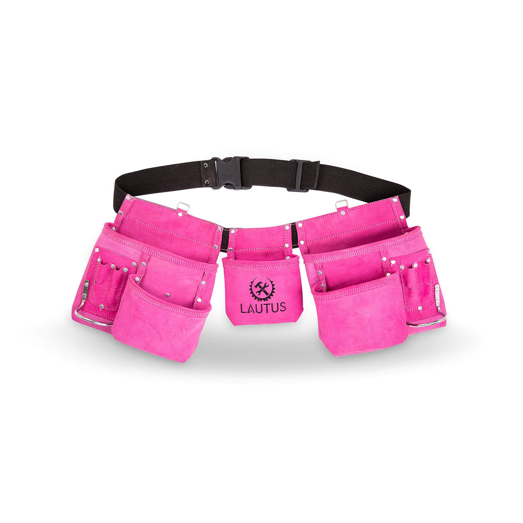 Pink 11 Pockets Tool Belt C136598