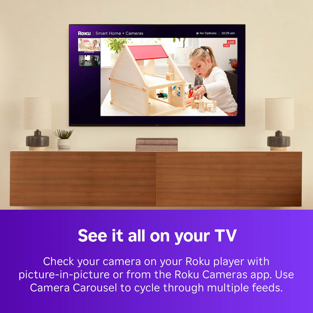 4K HDR TV Streaming Device with Voice Remote & 1080p HD Security Camera S85073