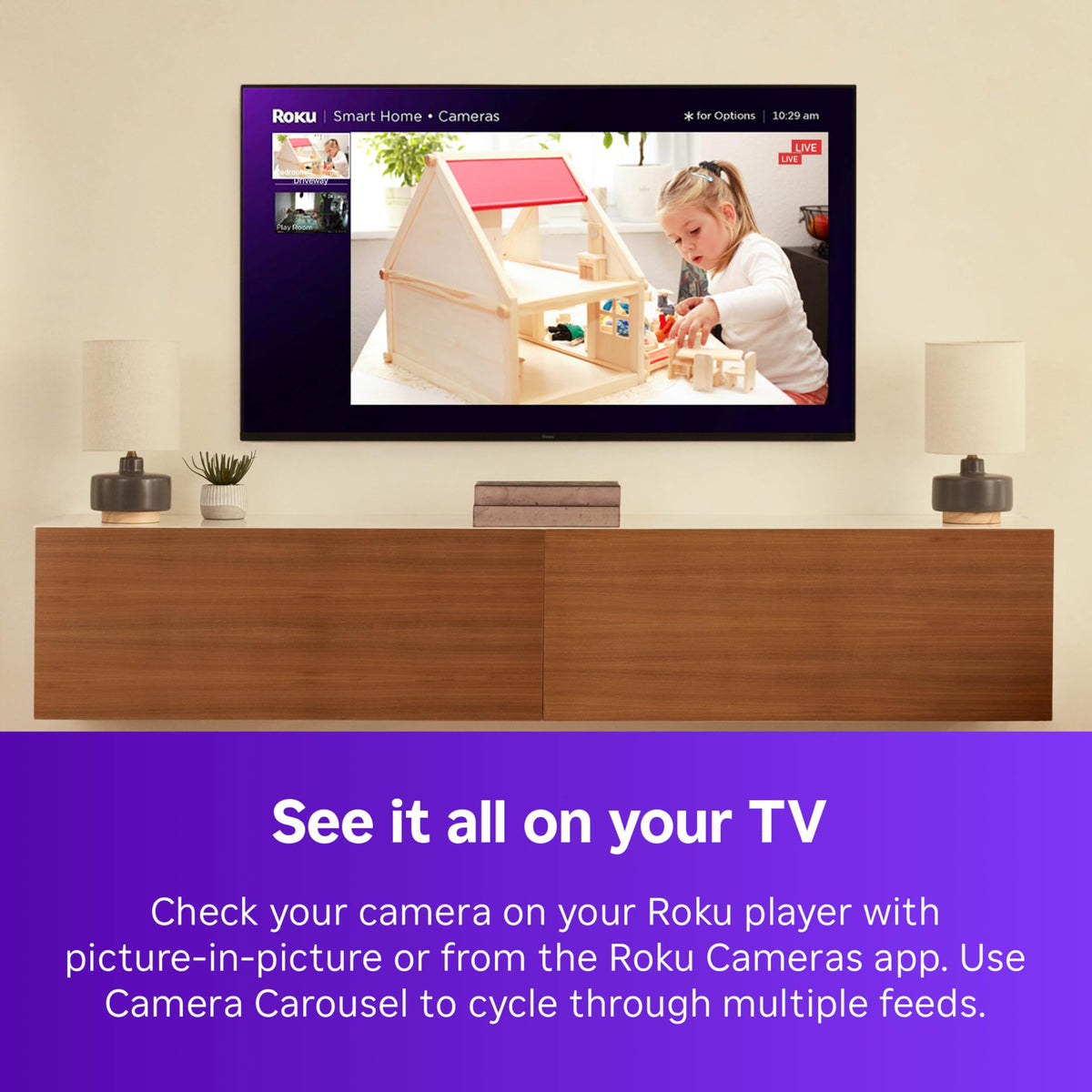 4K HDR TV Streaming Device with Voice Remote & 1080p HD Security Camera S85073