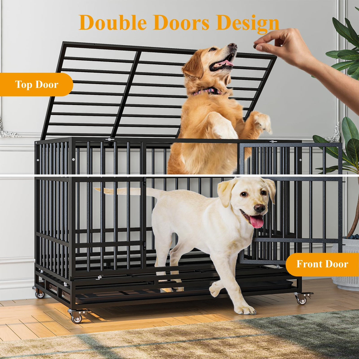 48 Inch Heavy Duty Dog Crates J4392