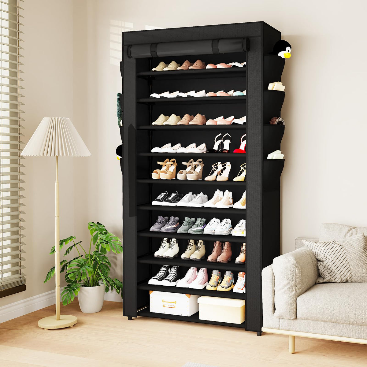 Shoe Rack with Cover K1097
