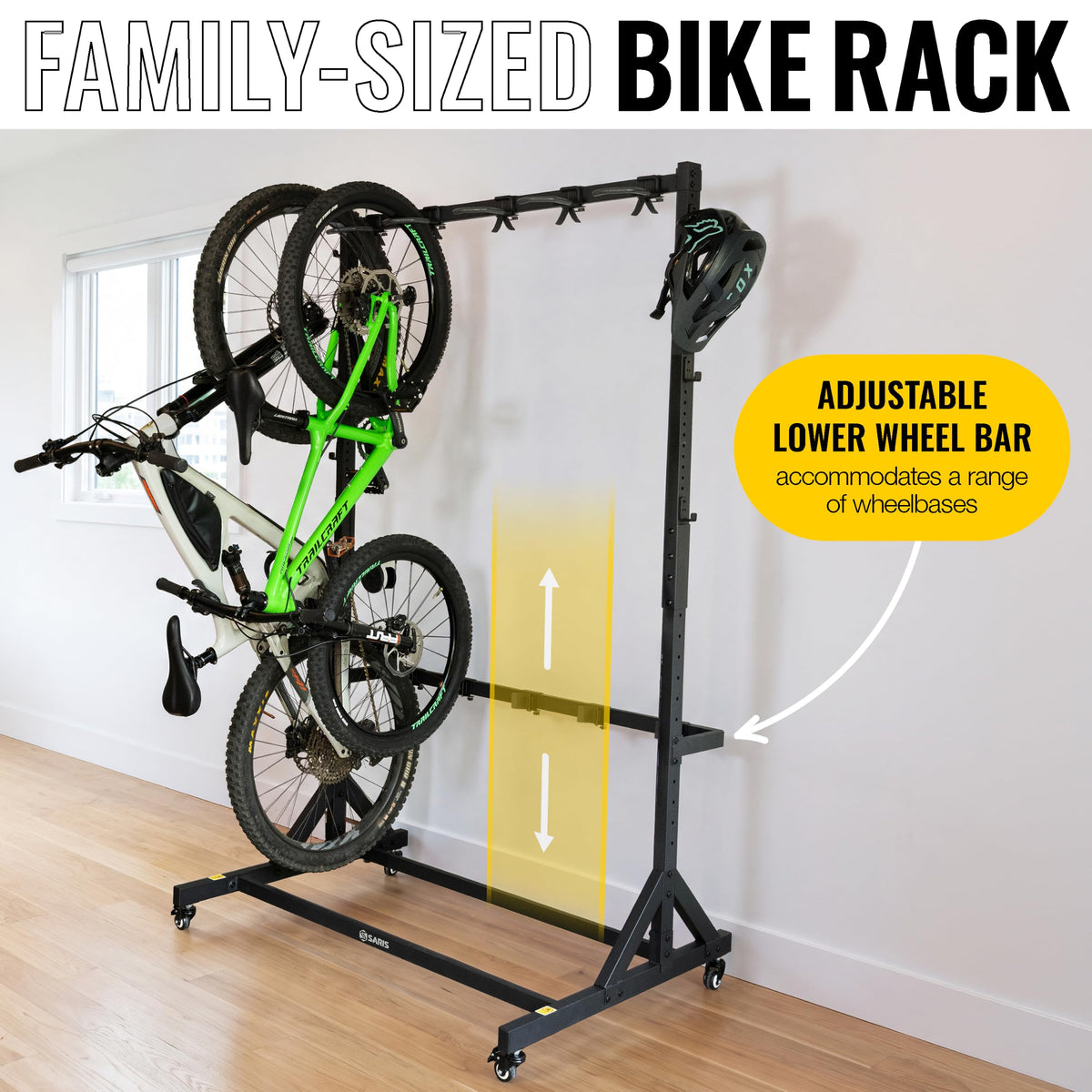 Freestanding 5-Bike Rack H517