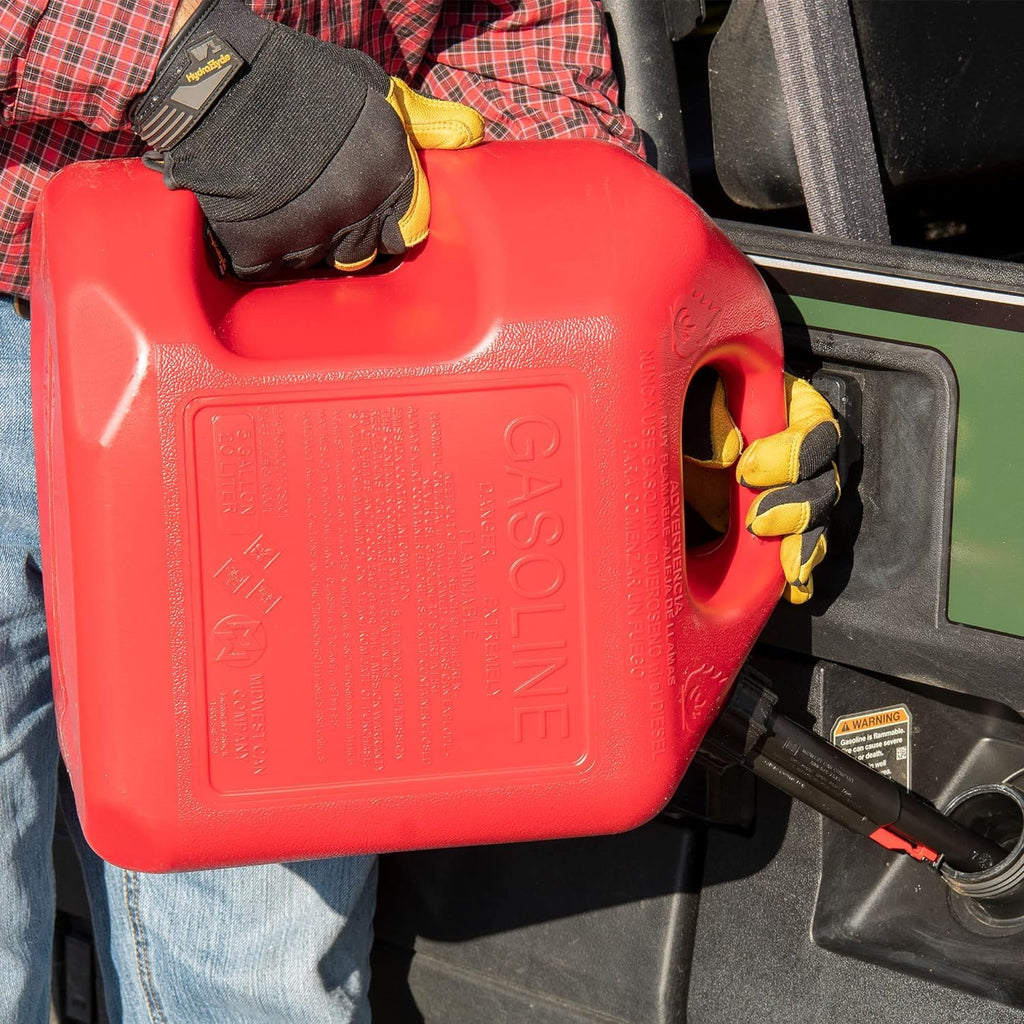 5 Gallon Gas Can Fuel Container with Spout 2 Pack L5954