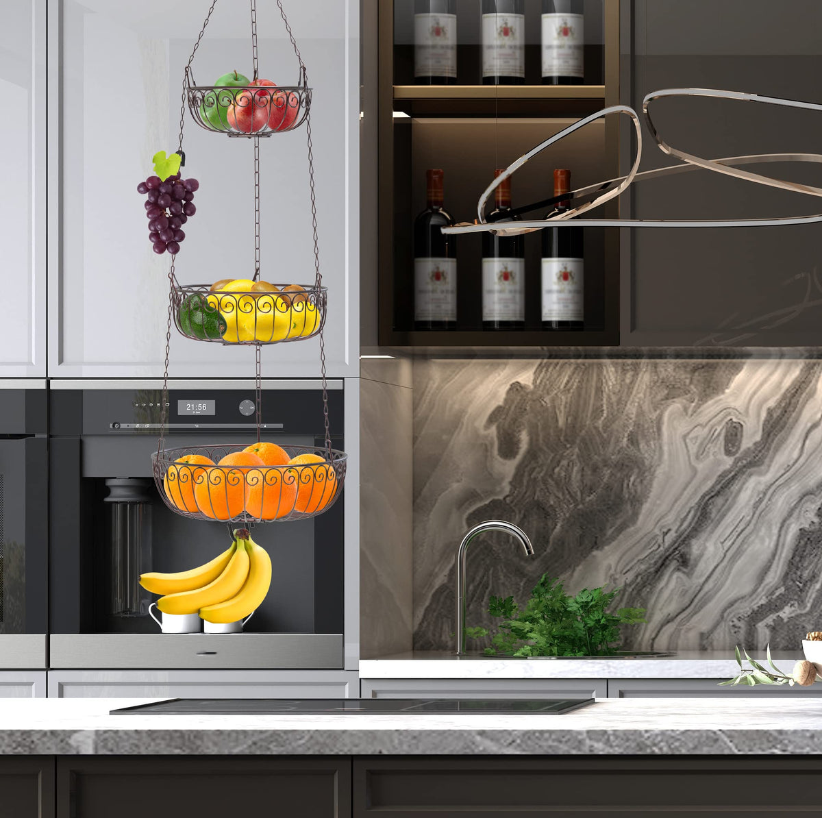 3-Tier Hanging Fruit Basket M305