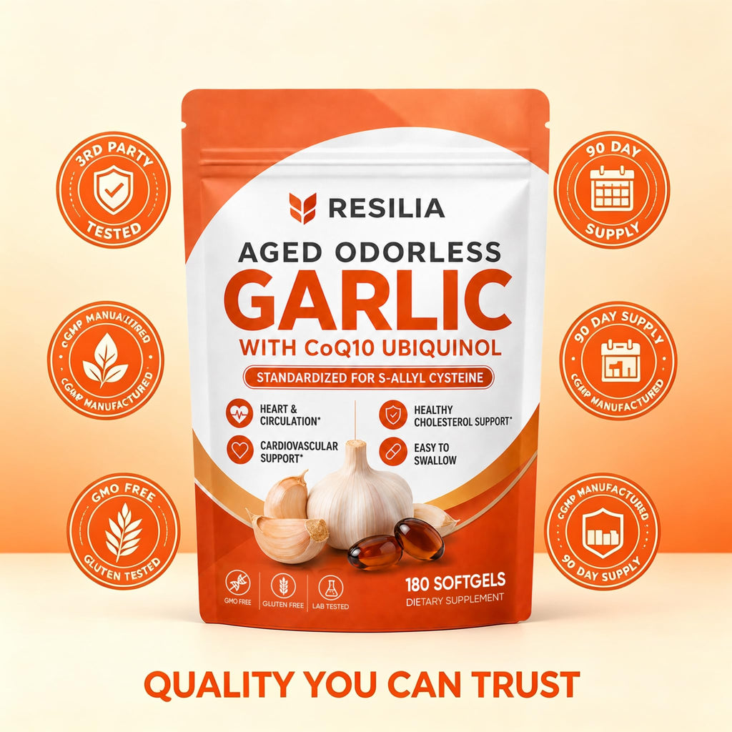 Aged Garlic Supplement 180 Softgels 1200mg A406006