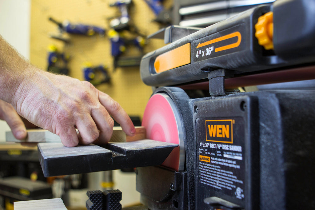 Benchtop Belt and Disc Sander with Cast Iron Base C52341