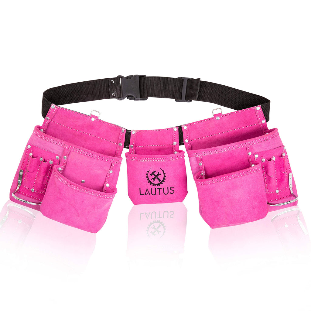 Pink 11 Pockets Tool Belt C136598
