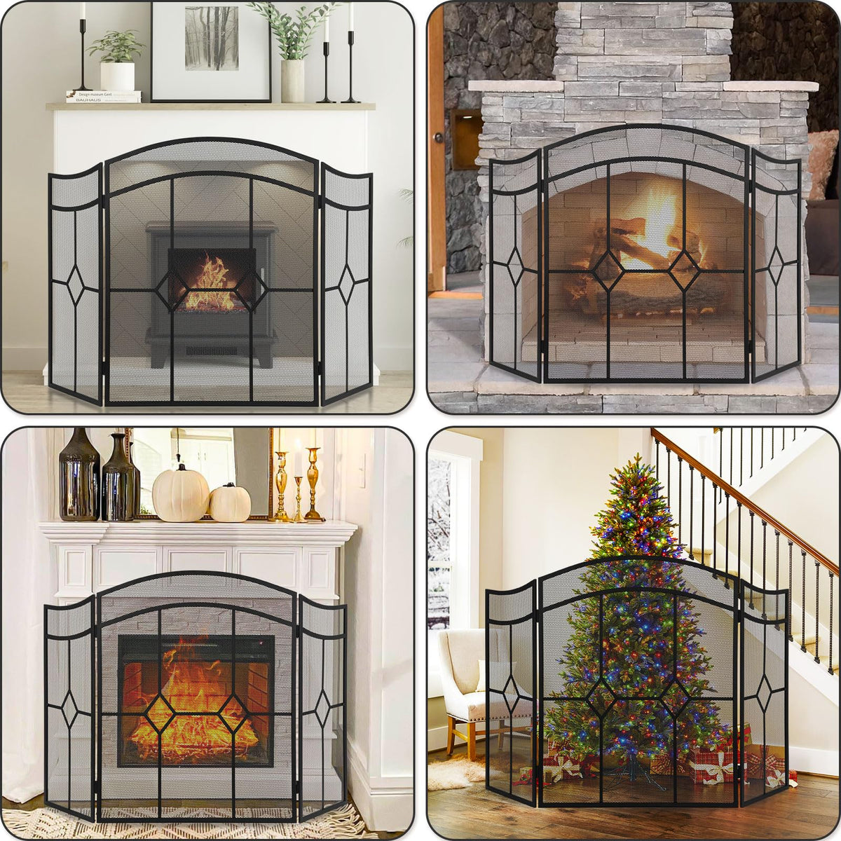Fireplace Screen 3 Panel 48" x 30" R750308