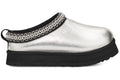 UGG Tazz Leather Slipper - Silver Metallic (Kids)